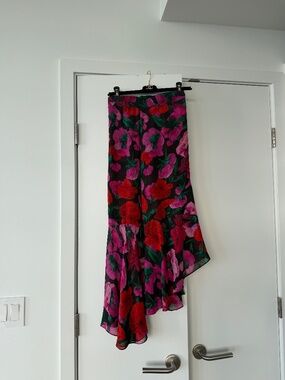 The Kooples Wilk Flower Midi Skirt